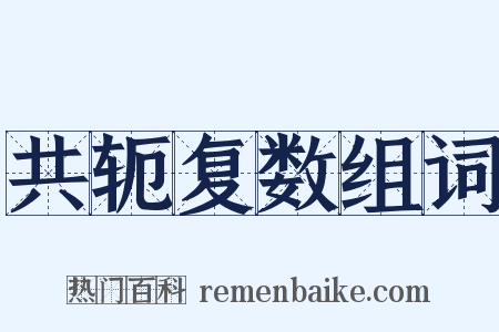 共轭复数组词是什么意思的图片